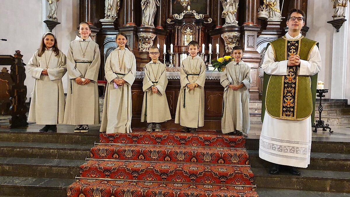 Neue MinistrantInnen in Sankt Martin