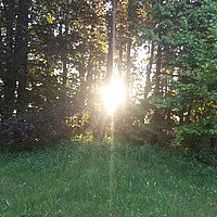Sonnenuntergang Miteinander-Füreinander-in der Trauer, 26.4.22